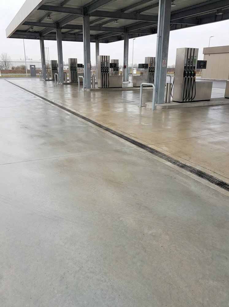 Benzinlik-Zemin-Betonu